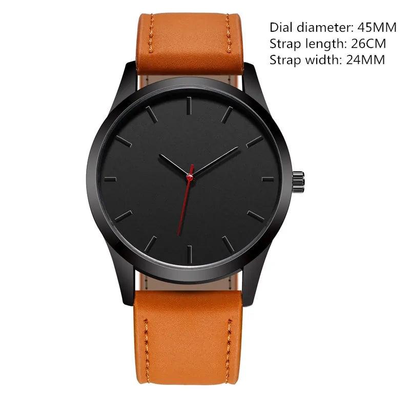 Large Dial Military Quartz Watch for Men - Cherish With Jewels