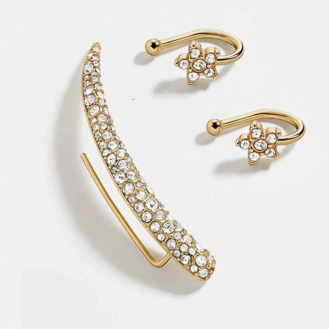 Aligned Earring - Cherish With Jewels