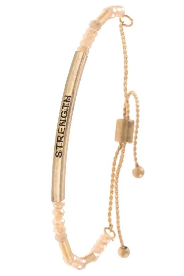 Strength Beaded Bracelet - Cherish With Jewels
