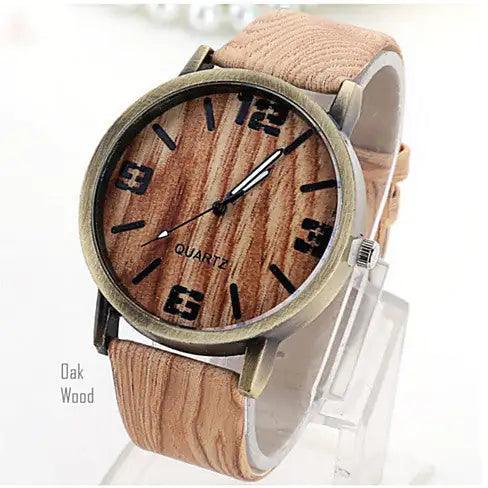 Woodchuck Wood Grain Style Exotic Watches - Cherish With Jewels