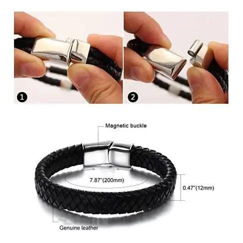 MODERNO Genuine Leather Bracelet - Cherish With Jewels