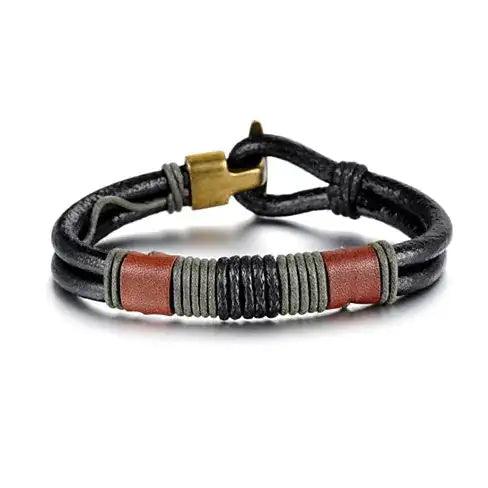 RODEO Olive Genuine Leather Bracelet - Cherish With Jewels