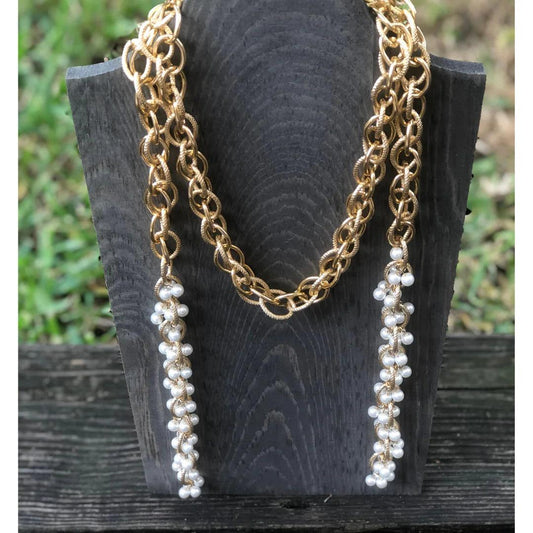 Pearl Lattice Necklace - Cherish With Jewels