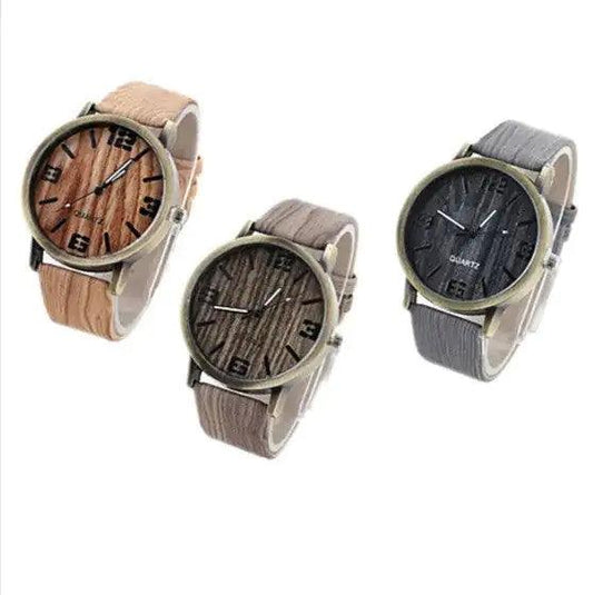 Woodchuck Wood Grain Style Exotic Watches - Cherish With Jewels