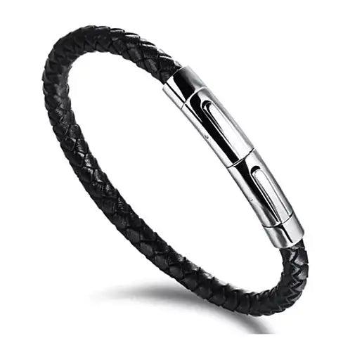 VERGO Versatile Genuine Leather Bracelet With Magnetic Closure For Men And Women - Cherish With Jewels