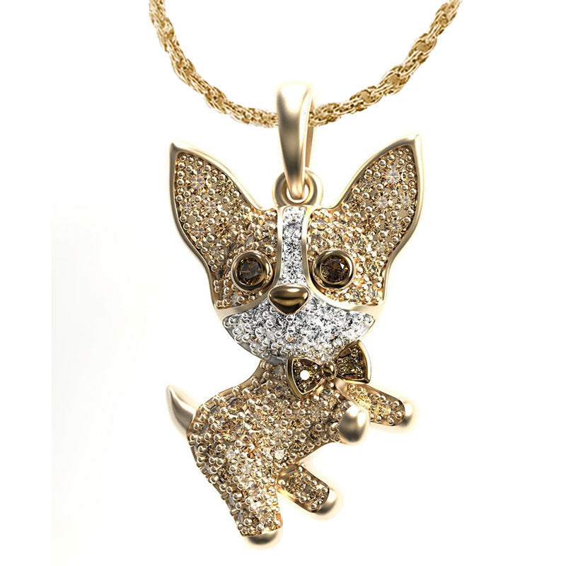 Cherish Chihuahua Dog Necklace Pendant