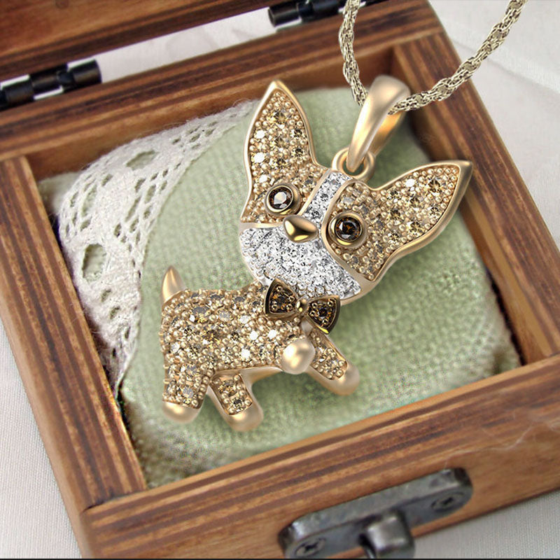 Cherish Chihuahua Dog Necklace Pendant